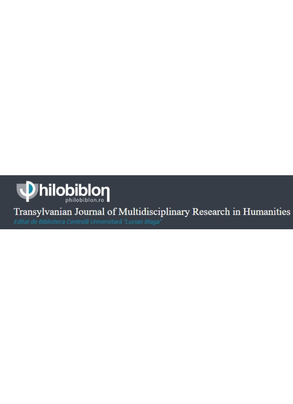 Philobiblon-transylvanian Journal Of Multidisciplinary Research In Humanities
