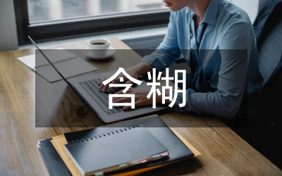 含糊語言分析論文