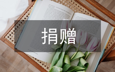 捐贈(zèng)儀式講話